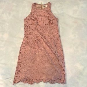 Eliza J Blush Pink Mini Dress
